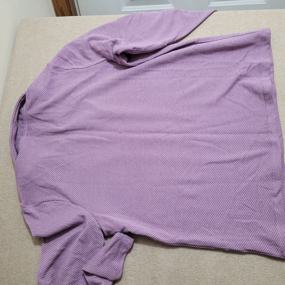 Zuda Women's Reg. Long Sleeves  Quarter Zip Pullover Top‎ Medium Size - Picture 2 of 7